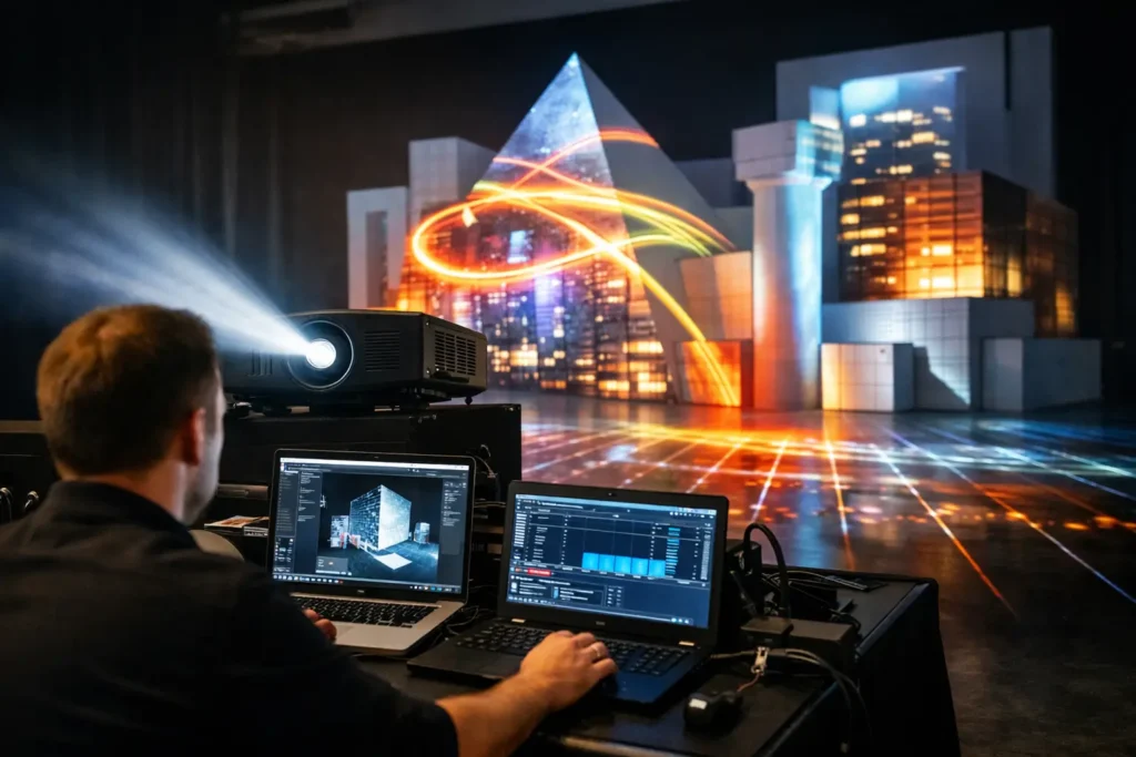 How Projection Mapping Works in Real Spaces