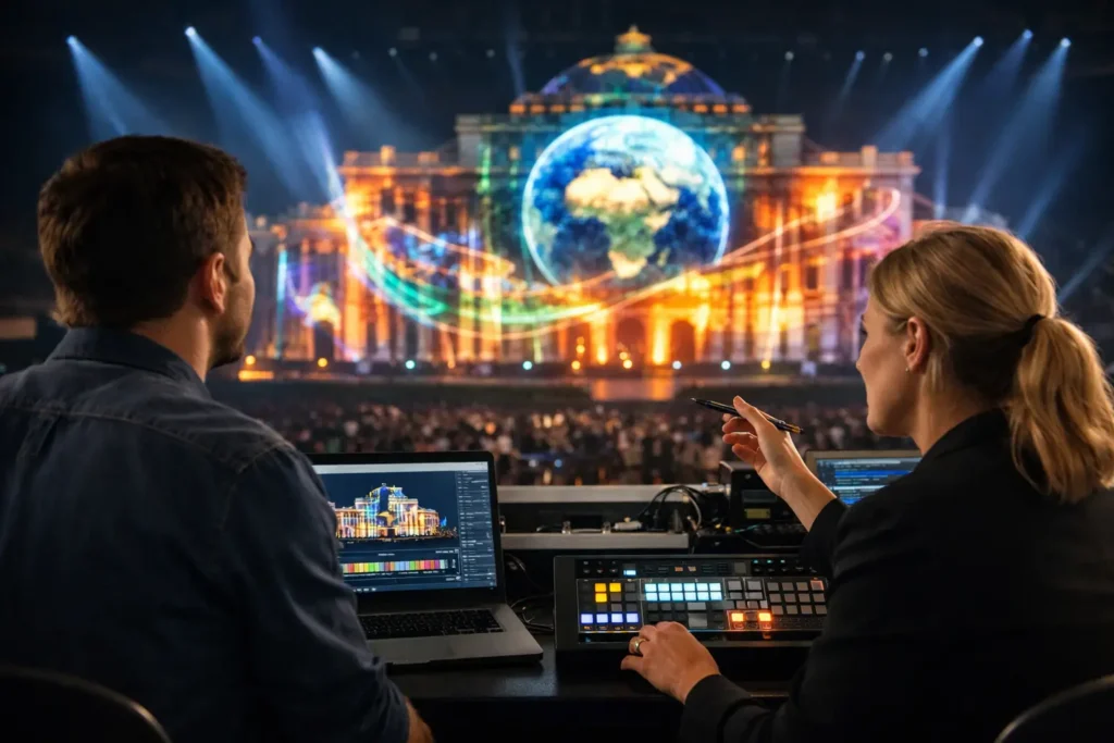 How to Commission Projection Mapped Shows