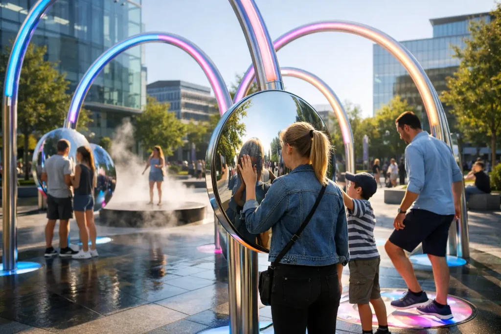 Public Space Interactive Installation That Works
