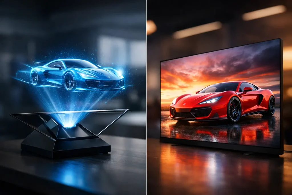 Hologram Display vs LED Screen: Which Wins?