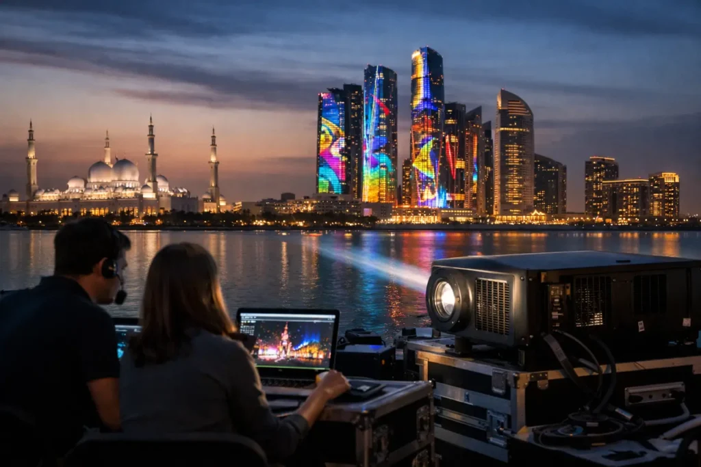 Projection Mapping Company Abu Dhabi Guide